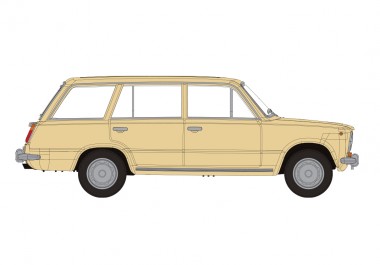 Brekina 27267 Lada 2102 Kombi beige 