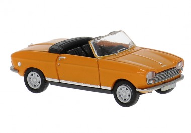 Brekina 29181 Peugeot 204 Cabrio orange 