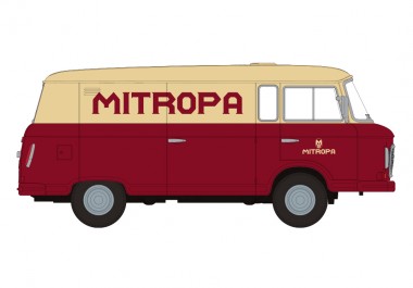 Brekina 30129 Barkas B1000 Kasten Mitropa 