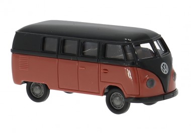 Brekina 31035 VW T1a Bus schwarz/rot 