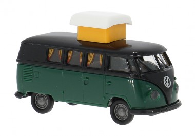 Brekina 31634 VW T1/2b Camper schwarz 