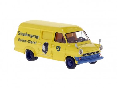 Brekina 34163 Ford Transit MKI Halbbus Schwabengarage 
