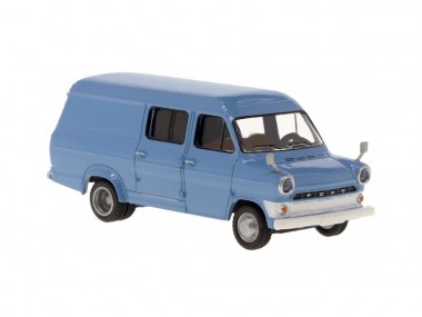Brekina 34165 Ford Transit MKI Halbbus hellblau 