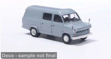 Brekina 34170 Ford Transit Kasten grau 