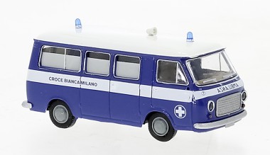 Brekina 34418 Fiat 238 Kasten di Croce bianco Milano 