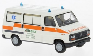 Brekina 34910 Fiat Ducato Ambulanza der Alitalia 