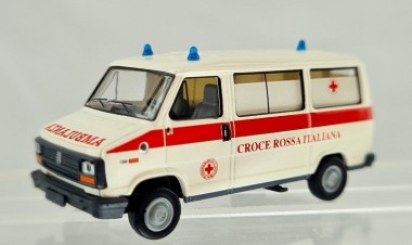 Brekina 34911 Fiat Ducato Bus Croce Rossa 