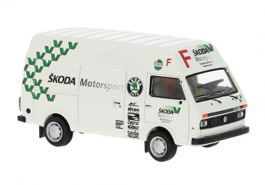Brekina 34957 VW LT35 Kasten LR Skoda Motorsport 