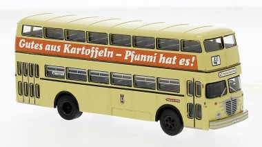 Brekina 61255 Büssing D2U BVG/Pfanni 
