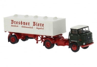 Brekina 71221 IFA W50 Bier-KSZ Dresdner Biere 