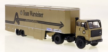 Brekina 85680 Volvo F89 Renntransporter-SZ Warsteiner 