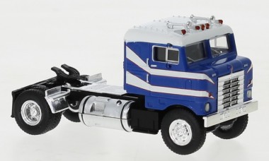 Brekina 85955 Kenworth Bullnose SZM (2a) blau/weiß 