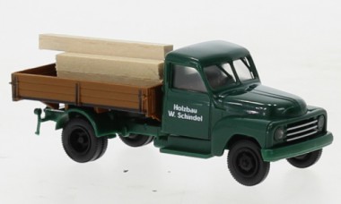 Brekina 93764 Hanomag L28 Pritsche Holzbau 