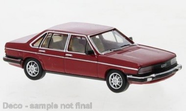Brekina PCX870067 Audi 100 (C2) Lim. (4t) dunkelrot  