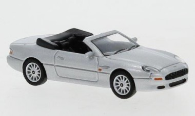 Brekina PCX870145 Aston Martin DB7 Cabrio silber 