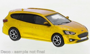 Brekina PCX870378 Ford Focus Turnier ST-Line gelborang-met 