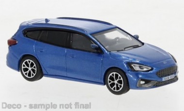 Brekina PCX870379 Ford Focus Turnier ST-Line blau-met. 