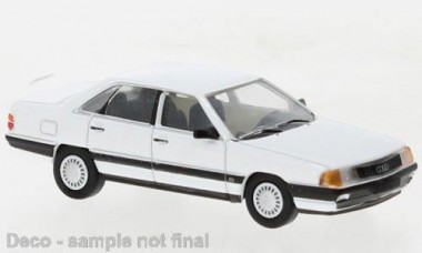 Brekina PCX870436 Audi 100 (C3) Lim. weiß (1982) 