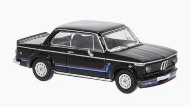 Brekina PCX870442 BMW 2002 turbo schwarz/Dekor (1973) 