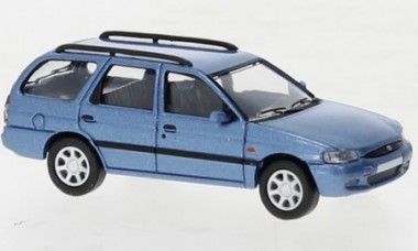 Brekina PCX870465 Ford Escort Mk VII Turnier blau-met. 