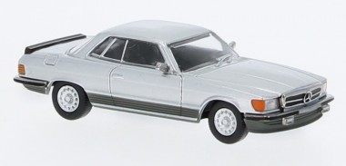 Brekina PCX870479 MB 450 SLC 5.0 (C107) silber (1971) 