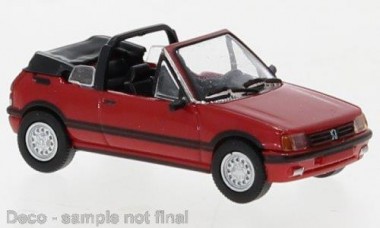 Brekina PCX870502 Peugeot 205 Cabrio rot (1986) 