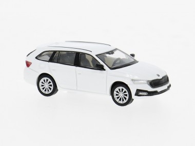 Brekina PCX870596 Skoda Octavia IV Combi weiß 