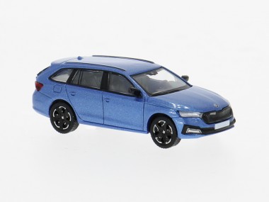 Brekina PCX870598 Skoda Octavia IV Combi blau-met. 