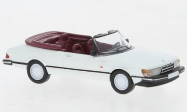 Brekina PCX870668 Saab 900 Cabriolet weiß-met. (1986) 