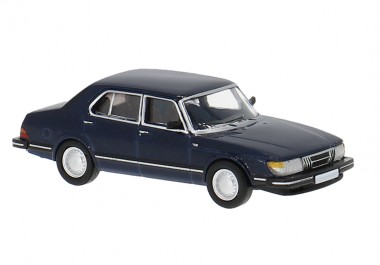 Brekina PCX870759 Saab 900 Limousine dunkelblau (1981) 