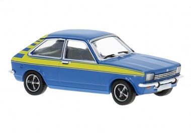 Brekina PCX870774 Opel Kadett C City Jet blau/gelbem Dekor 