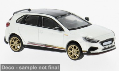 Brekina PCX870925 Hyundai i30 N weiß-met./schwarz (2021) 