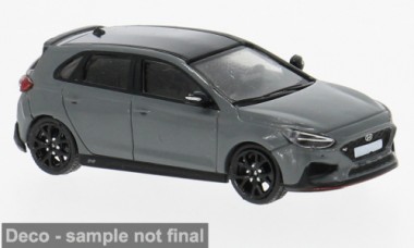 Brekina PCX870926 Hyundai i30 N dunkelgrau/schwarz (2021) 