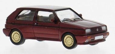 Brekina PCX871597 VW Rallye Golf dunkelrot-met. (1989) 