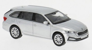 Brekina PCX871609 Skoda Octavia IV Combi silber (2019) 