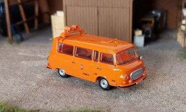 Modell Car Zenker 03-420 Barkas B1000 Bus BVB Berlin 