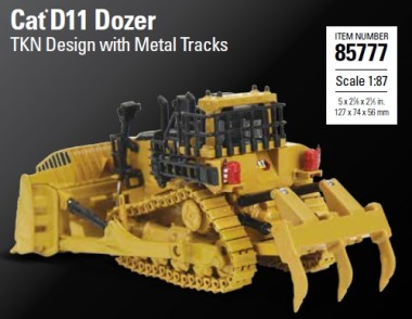 DM Diecast Masters 85777 Cat D11 Dozer TKN Design metal tracks 