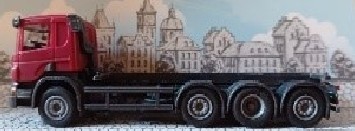 OLM Design OLM-338 Scania P Container-Chassie (4a) rot 