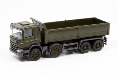OLM Design OLM-339 Scania P Muden-Kipp-Lkw (4a) oliv 