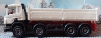 OLM Design OLM-341 Scania P Mulden-Kipp-Lkw (4a) weiß 