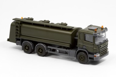 OLM Design OLM-342 Scania P Tank-Lkw (3a) oliv 