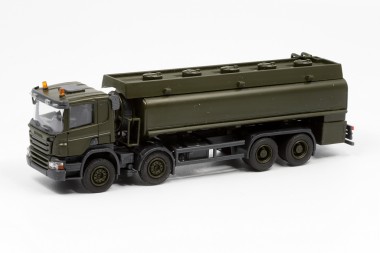 OLM Design OLM-343 Scania P Tank-Lkw (4a) oliv 