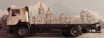 OLM Design OLM-345 Scania P Pritschen-Lkw (2a) weiß 