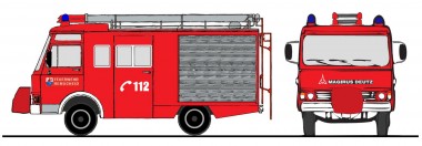 LOEWE 4054 Magirus Deutz 90M5 LF8 FF Remscheid 