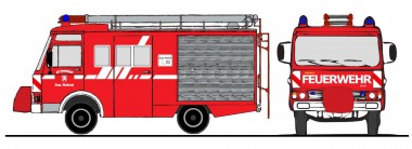 LOEWE 4056 Magirus Deutz 90M5 LF8 FF Tremsdorf 