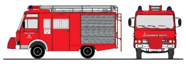 LOEWE 4058 Magirus Deutz 90M5 LF8 FF Varel 
