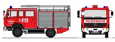 LOEWE 4061 MB 917 AF/Ziegler FF Aachen CBRN-Zug 