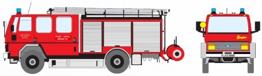 LOEWE 4127 Ford Cargo 1320 LF16 Werkfeuerwehr Ford  