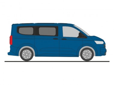 Rietze 11734 VW T7 Caravelle mid blue met. 