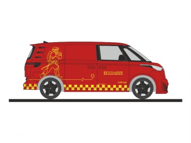 Rietze 51402 VW ID.Buzz Cargo Ostjyllands Brandvaesen 